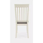 Jofran, Chaise de salle à manger en bois massif Decatur Lane Farmhouse (Lot de 2)