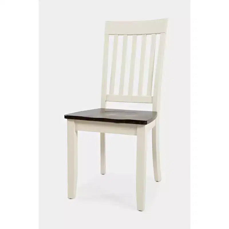 Jofran, Chaise de salle à manger en bois massif Decatur Lane Farmhouse (Lot de 2)
