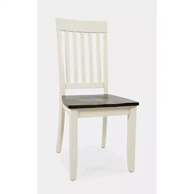 Jofran, Chaise de salle à manger en bois massif Decatur Lane Farmhouse (Lot de 2)