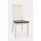 Jofran, Chaise de salle à manger en bois massif Decatur Lane Farmhouse (Lot de 2)