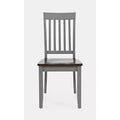 Jofran, Chaise de salle à manger en bois massif Decatur Lane Farmhouse (Lot de 2)