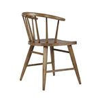 Chaise de salle à manger à dossier courbé en bois massif Jofran,Fitz (Lot de 2)