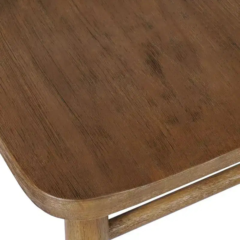 Chaise de salle à manger à dossier courbé en bois massif Jofran,Fitz (Lot de 2)