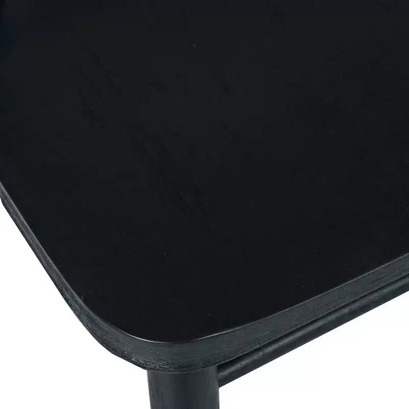 Chaise de salle à manger à dossier courbé en bois massif Jofran,Fitz (Lot de 2)