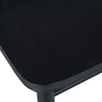 Chaise de salle à manger à dossier courbé en bois massif Jofran,Fitz (Lot de 2)