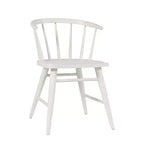 Chaise de salle à manger à dossier courbé en bois massif Jofran,Fitz (Lot de 2)