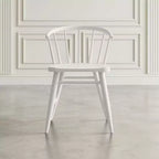 Chaise de salle à manger à dossier courbé en bois massif Jofran,Fitz (Lot de 2)
