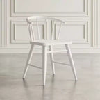 Chaise de salle à manger à dossier courbé en bois massif Jofran,Fitz (Lot de 2)