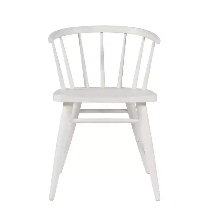 Chaise de salle à manger à dossier courbé en bois massif Jofran,Fitz (Lot de 2)