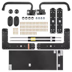 VEVOR Murphy Bed Kit,Queen Size,Vertical Deluxe DIY Wall Bed Mechanical Hardware Kit, Pneumatic Lever Heavy Duty Bed Frame Support, Folding Bed ,Black