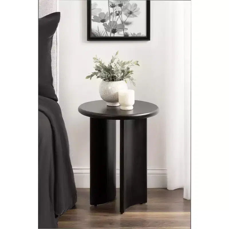 Table d'appoint en bois Erys de Kate and Laurel