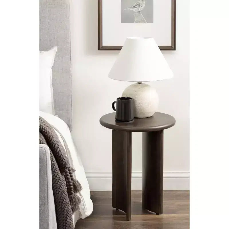 Table d'appoint en bois Erys de Kate and Laurel