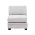 Canapés modulaires sectionnels réversibles rembourrés modernes 7 pièces Christopher Knight Home Blair avec 2 poufs