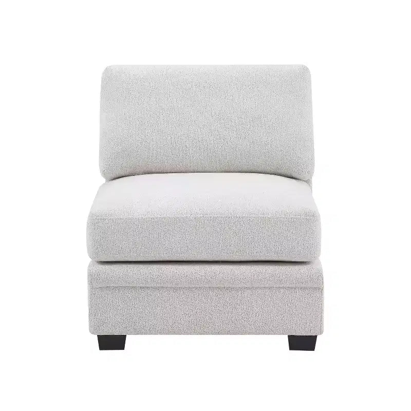 Canapés modulaires sectionnels réversibles rembourrés modernes 7 pièces Christopher Knight Home Blair avec 2 poufs