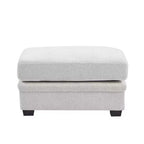 Canapés modulaires sectionnels réversibles rembourrés modernes 7 pièces Christopher Knight Home Blair avec 2 poufs