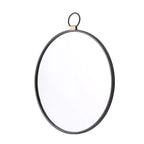 MAYEERTY Miroir mural 24 x 27 avec cadre noir, miroir de décoration contemporain pour salon, foyer, entrée, chambre à coucher