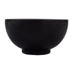 Table Basse Royal Hampton Moderne, 30 Pouces, Forme Tambour Rond, Bois de Mangue Massif