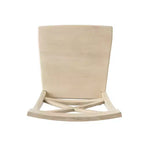 Lot de 2 chaises de salle à manger sans accoudoirs Okak en bois d'acacia de style Mid-Century avec dossier en X, chaises d'appoint de style rustique pour salle à manger, restaurant