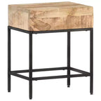 Table d'appoint Petite En bois de manguier massif marron durable