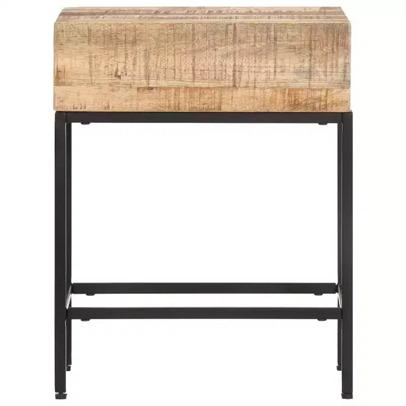Table d'appoint Petite En bois de manguier massif marron durable