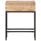 Table d'appoint Petite En bois de manguier massif marron durable