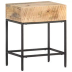 Table d'appoint Petite En bois de manguier massif marron durable