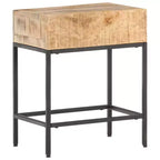 Table d'appoint Petite En bois de manguier massif marron durable