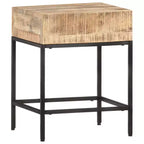 Table d'appoint Petite En bois de manguier massif marron durable