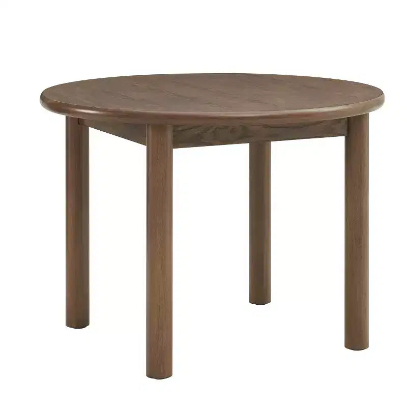 Table à manger ronde pour 4 personnes, table de cuisine de ferme, table de salle à manger ronde en bois