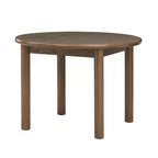Table à manger ronde pour 4 personnes, table de cuisine de ferme, table de salle à manger ronde en bois