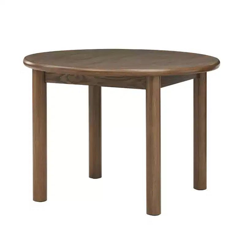 Table à manger ronde pour 4 personnes, table de cuisine de ferme, table de salle à manger ronde en bois