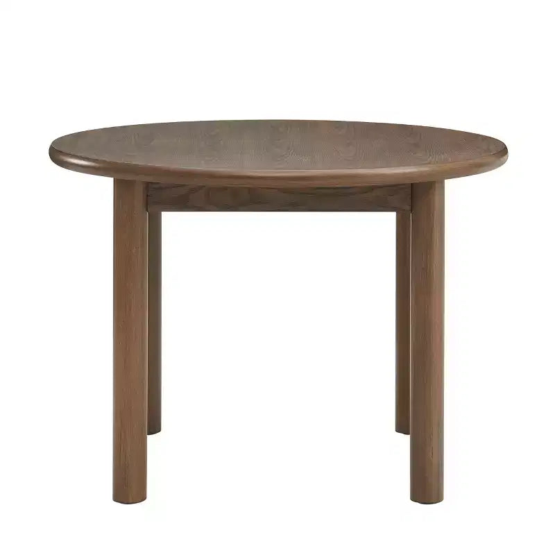 Table à manger ronde pour 4 personnes, table de cuisine de ferme, table de salle à manger ronde en bois