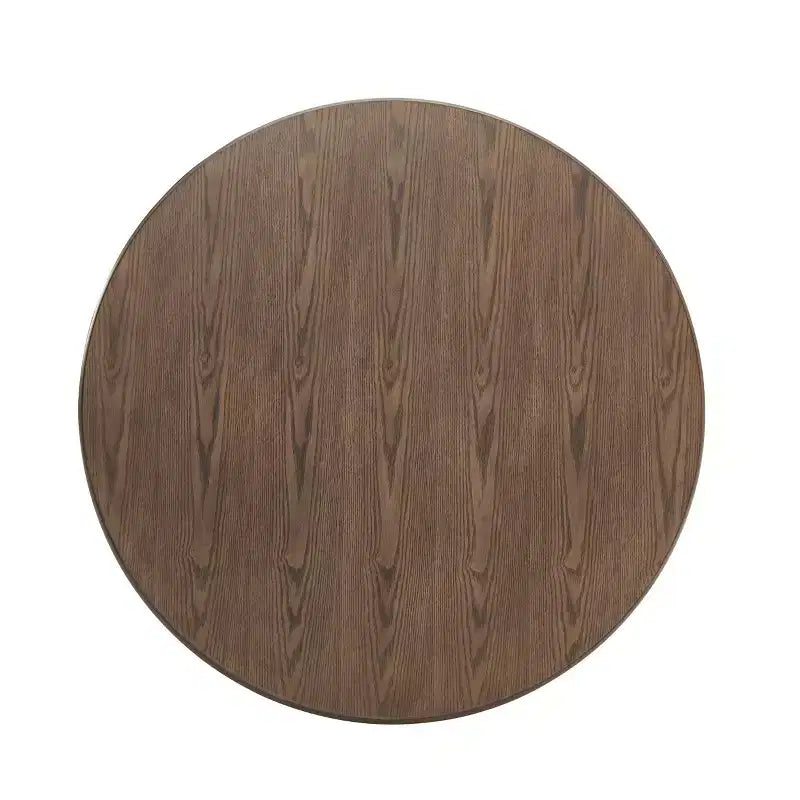 Table à manger ronde pour 4 personnes, table de cuisine de ferme, table de salle à manger ronde en bois