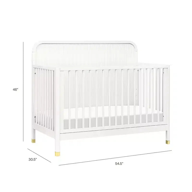 Lit de bébé convertible 4-en-1 Brimsley Tambour de Namesake - Blanc chaud