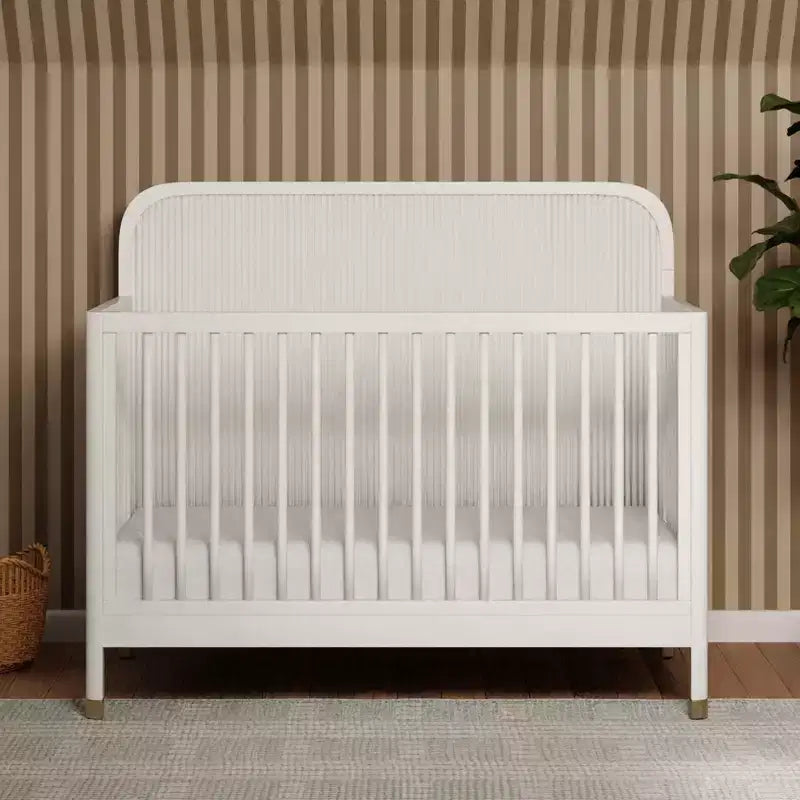 Lit de bébé convertible 4-en-1 Brimsley Tambour de Namesake - Blanc chaud