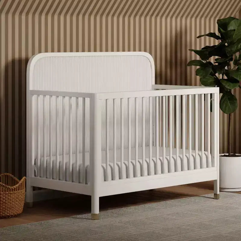 Lit de bébé convertible 4-en-1 Brimsley Tambour de Namesake - Blanc chaud
