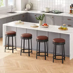 COZONY Lot de tabourets de bar pivotants, tabourets réglables hauteur comptoir, tabourets d'îlot de cuisine pour coin petit-déjeuner, bar de maison, repas sur comptoir