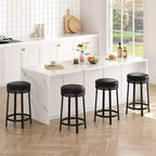 COZONY Lot de tabourets de bar pivotants, tabourets réglables hauteur comptoir, tabourets d'îlot de cuisine pour coin petit-déjeuner, bar de maison, repas sur comptoir