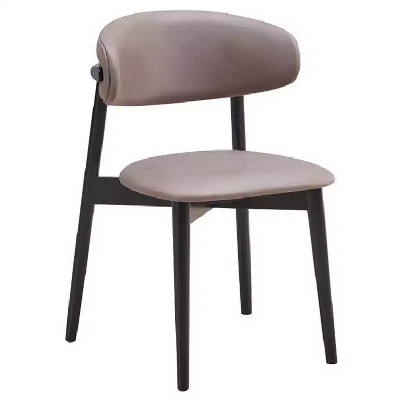 Lot de 2 chaises de salle à manger d'appoint Royal Hampton 23 pouces, pieds tournés, tissu gris, noir