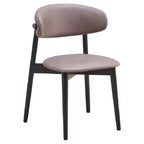 Lot de 2 chaises de salle à manger d'appoint Royal Hampton 23 pouces, pieds tournés, tissu gris, noir