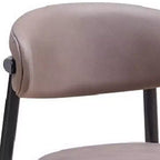 Lot de 2 chaises de salle à manger d'appoint Royal Hampton 23 pouces, pieds tournés, tissu gris, noir