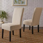 Christopher Knight Home Brooks Chaises de salle à manger modernes rembourrées (Lot de 2)
