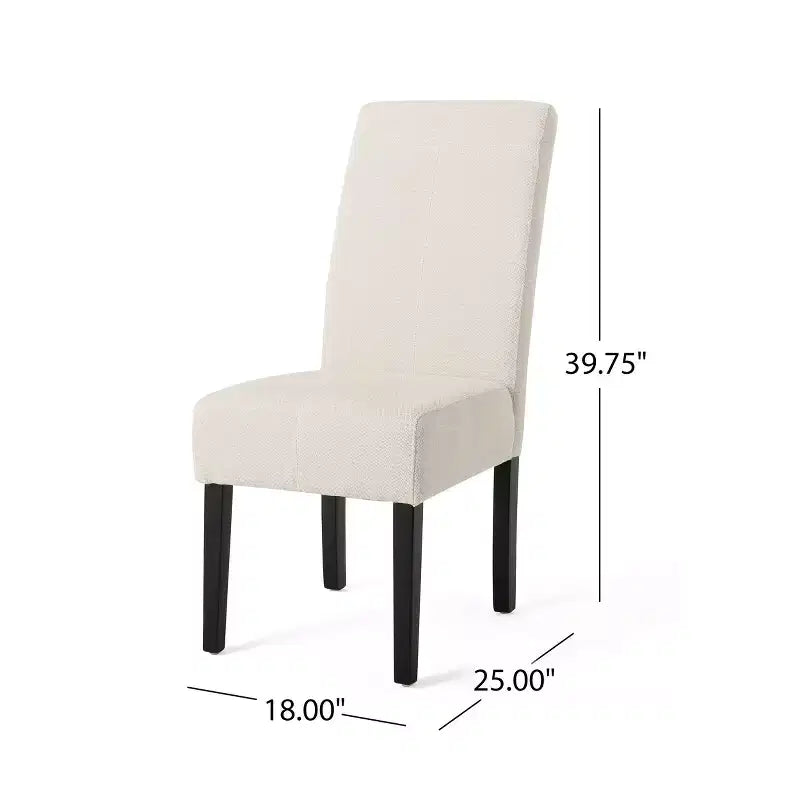 Christopher Knight Home Brooks Chaises de salle à manger modernes rembourrées (Lot de 2)