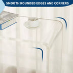COZONY Table console moderne en acrylique, Table d'appoint étroite transparente, Accent compact pour entrée, Durable et légère, pour salon ou salle à manger
