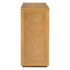 Console rustique avec rangement, table d'entrée de style fermier avec tiroirs et étagère ouverte, table de canapé vintage en bois pour couloir
