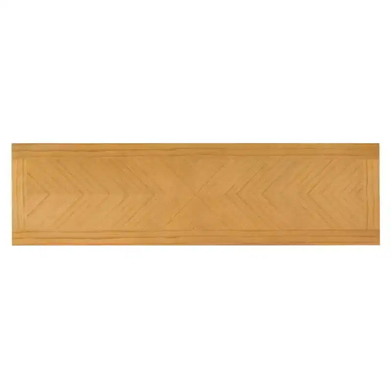 Console rustique avec rangement, table d'entrée de style fermier avec tiroirs et étagère ouverte, table de canapé vintage en bois pour couloir
