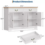 Buffet de rangement de cuisine, Grand meuble de rangement de cuisine, Organisateur de bar à café de salle à manger,