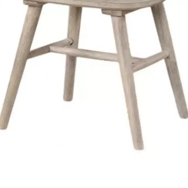 Lot de 2 chaises de salle à manger Royal Hampton, dossier à barreaux et pieds Shaker, bois noir