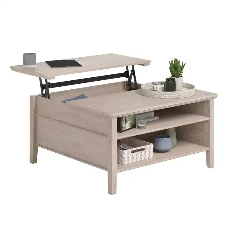 Table basse relevable moderne Valdosta GDFStudio avec rangement intégré