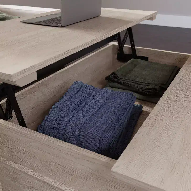 Table basse relevable moderne Valdosta GDFStudio avec rangement intégré